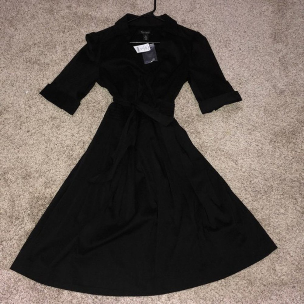 NWT White House Black Market WHBM tie dress